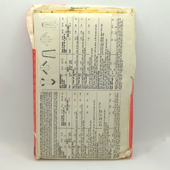 Simplicity 5298 - The Lone Ranger 1981 Pattern - Picture 2 of 4